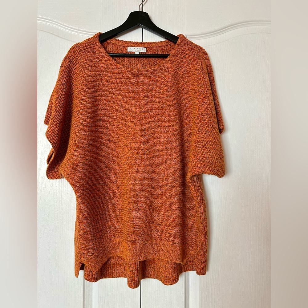 Chaus New York Multicolor Fall Knit Fabric Size XL